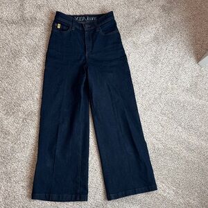 Yoga Jeans Cropped Wide Leg